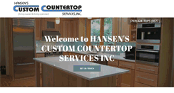 Desktop Screenshot of hansenscustomcountertops.com